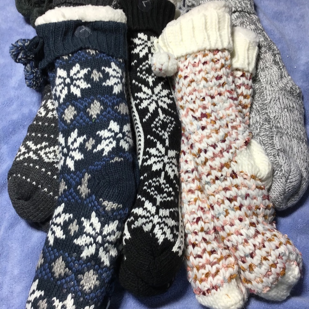 Fuzzy Socks 5 pairs of NWOT